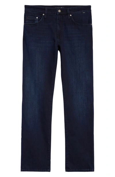 Mavi Jeans Zach Straight Leg Jeans In Blue Black Tonal Williamsburg