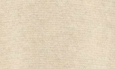 Marine Layer Stripe Sleeve Quarter Zip Pullover In Oat Heather