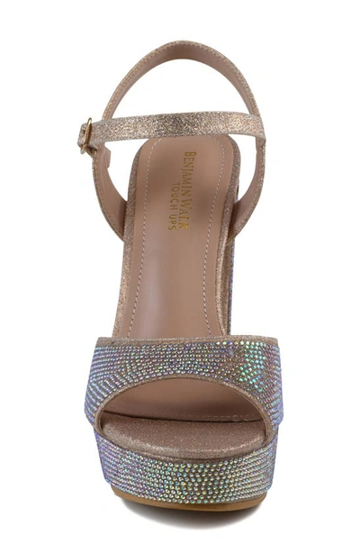 Shop Touch Ups Lynx Water Resistant Platform Sandal In Champagne