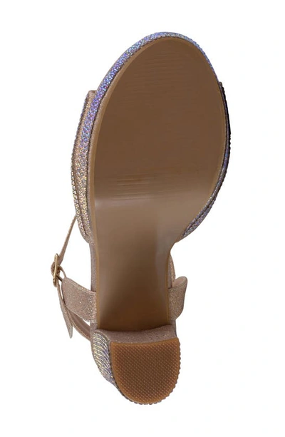 Shop Touch Ups Lynx Water Resistant Platform Sandal In Champagne