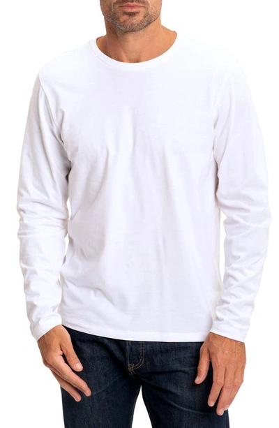 Shop Threads 4 Thought Invincible Long Sleeve Organic Cotton Top In White