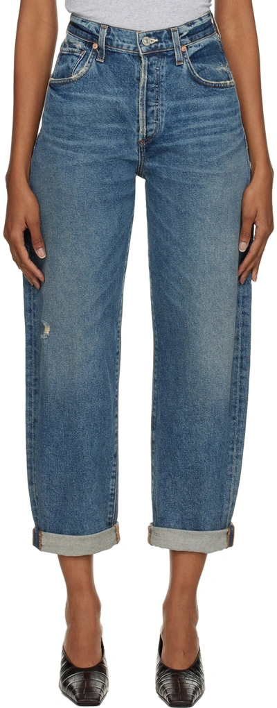 Shop Citizens Of Humanity Blue Dylan Jeans In Songbird