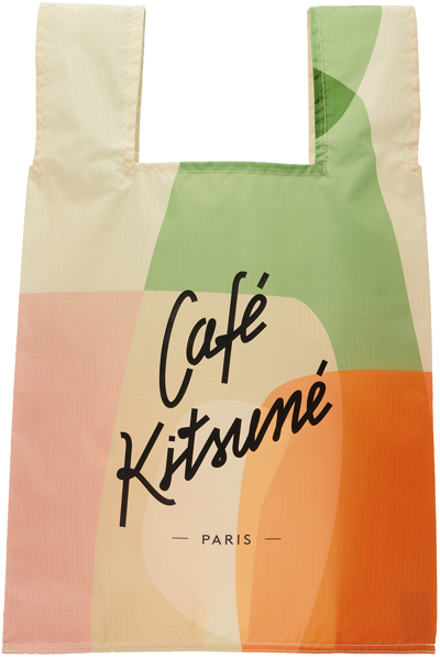 Maison Kitsuné Multicolor 'café Kitsuné' Tote In M100 Multico Design |  ModeSens