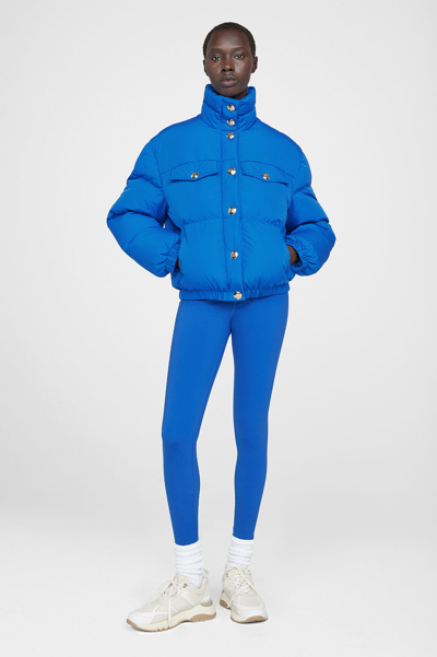 Shop Anine Bing Landon Jacket In Electric Blue