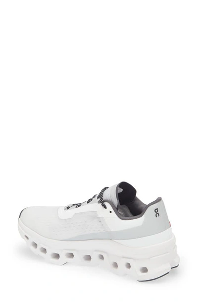 Shop On Cloudmster Running Shoe In All White