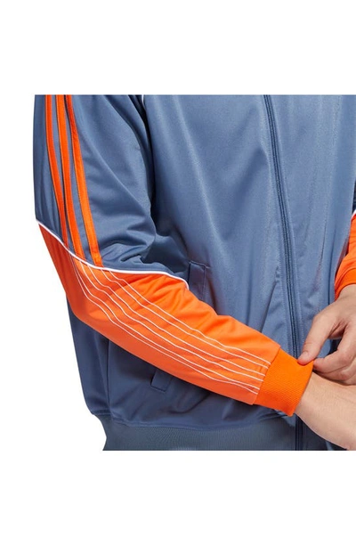 Adidas Originals Sst Tricot Track Jacket In Blue/orange | ModeSens