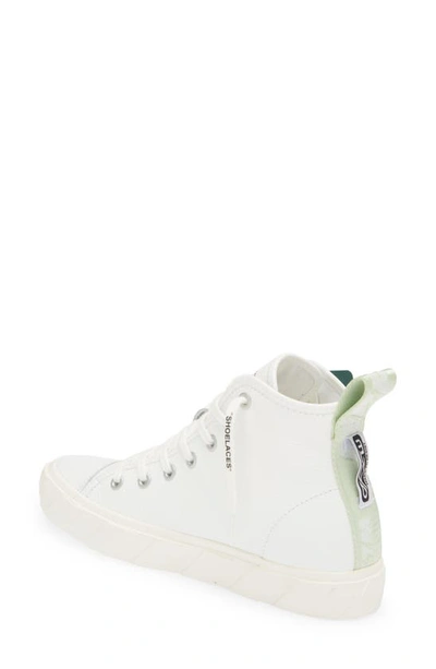 Shop Off-white Vulcanized Mid Top Sneaker In White White