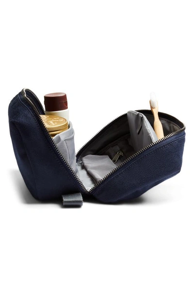 Shop Bellroy Canvas Travel Kit In Navy