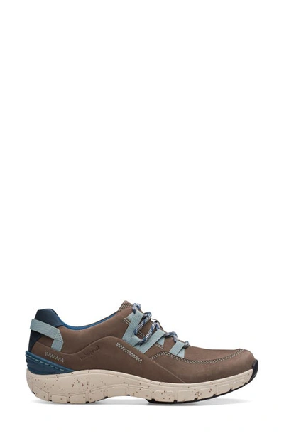 Shop Clarks Wave Range Waterproof Sneaker In Taupe Combi