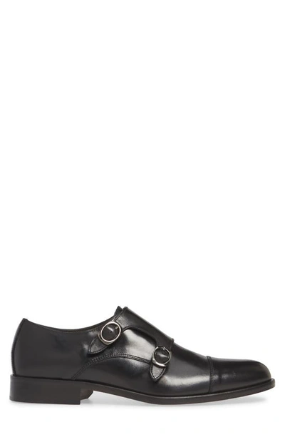 Shop To Boot New York Ronald Double Monk Strap Shoe In Black