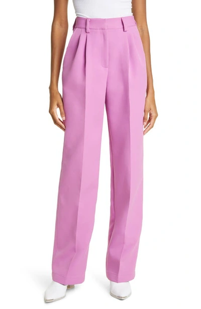 Shop Aknvas O'connor High Waist Trousers In Orchid