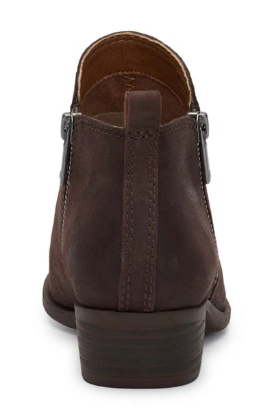 Shop Lucky Brand Basel Bootie In Chocolate