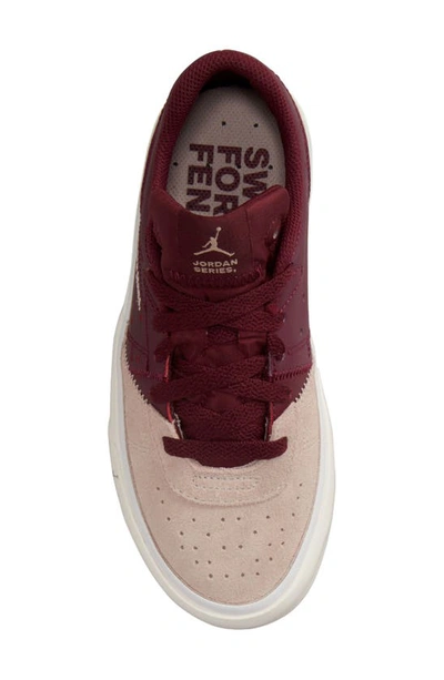 Shop Jordan Series Sneaker In Red/ Stone/ White/ Sail