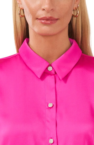 Shop Halogen Button-up Shirt In Taffy Pink