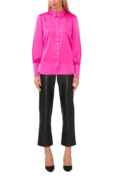 Shop Halogen Button-up Shirt In Taffy Pink