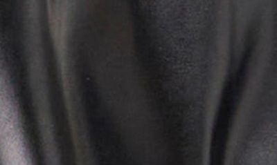 Endless Rose Faux Leather One Shoulder Romper In Jet Black