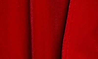 Shop Natori Natalie Velvet Robe In Brocade Red