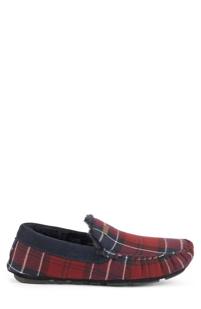 Barbour Monty Slipper In Cordovan Tartan