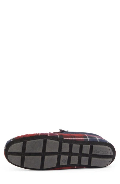Barbour Monty Slipper In Cordovan Tartan