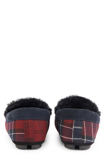 Barbour Monty Slipper In Cordovan Tartan