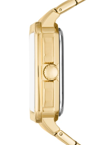 Shop Fossil Inscription Bracelet Watch, 42mm In Gold
