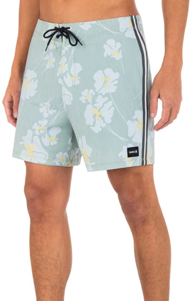 Shop Hurley Phantom Naturals Sessions Board Shorts In Morning Spruce