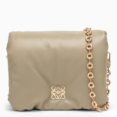 Shop Loewe | Goya Beige Padded Cross-body Bag In Grey