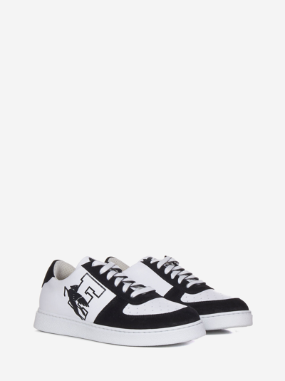 Shop Etro Sneakers In White