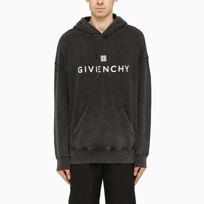 Shop Givenchy Grey Cotton Sweatshirt