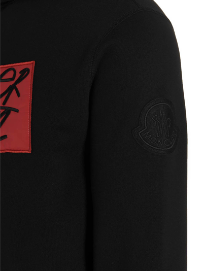 Shop Moncler Genius 1952 Capsule Logo Hoodie In Black