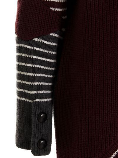 Stella Mccartney Wool Coat In Multicolor