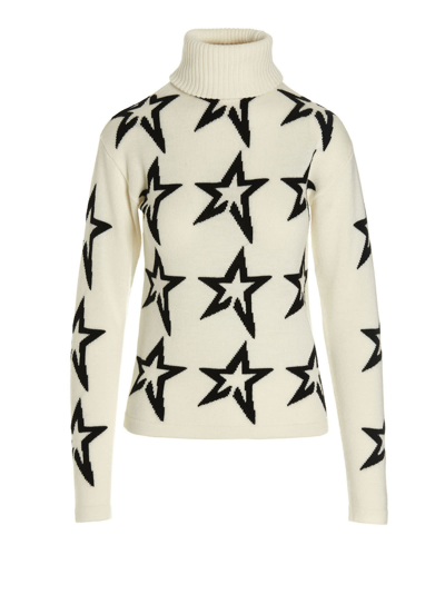 Shop Perfect Moment Star Dust Sweater In White/black