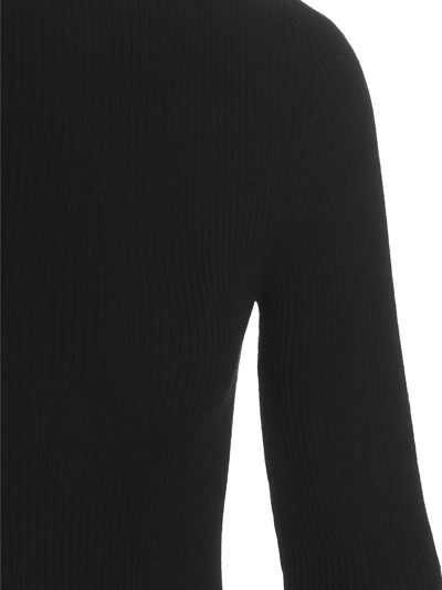 Shop Rick Owens Al Top Sweater In Black