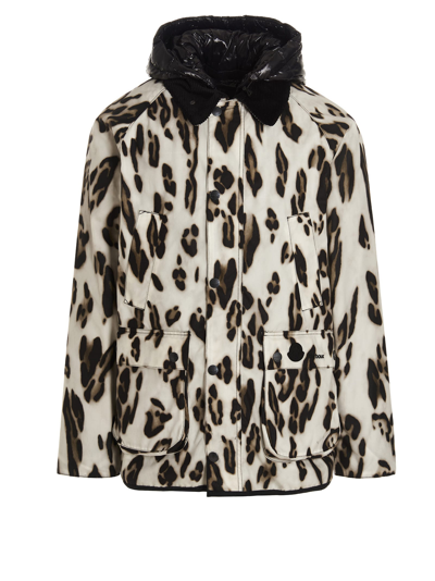 Moncler Genius Barbour 1952 Leopard-print Shell Hooded Down Jacket In  Multicolor | ModeSens