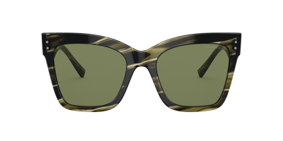 Shop Giorgio Armani Woman Sunglass Ar8175 In Green