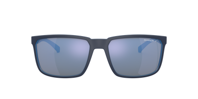 Shop Arnette Man Sunglasses An4251 Stripe In Dark Grey Mirror Water Polar