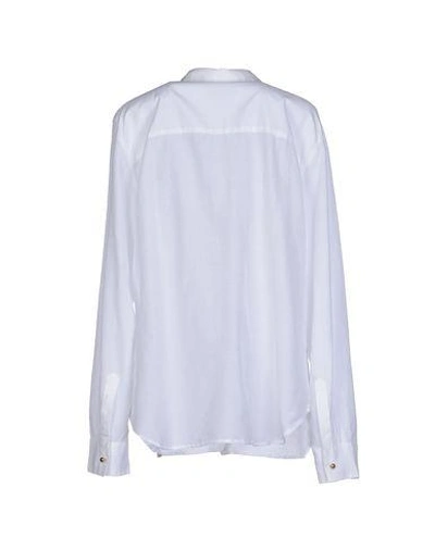 Shop Jeckerson Solid Color Shirts & Blouses In White