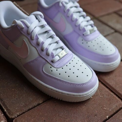 purple and white af1
