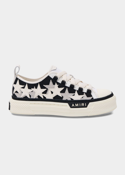Stars Court Low-top Sneakers In White/black
