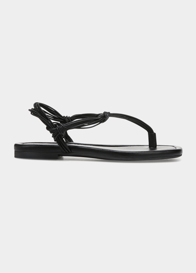 Shop Vince Deja Multi Thong Sandals In Black