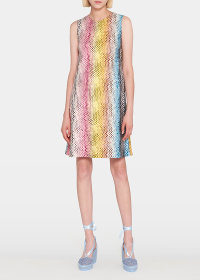 Shop Missoni Multicolor Motif Short Dress