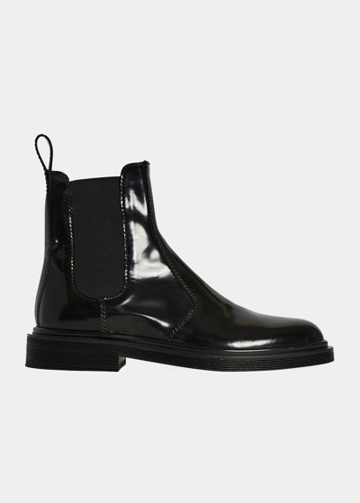 Shop The Row Ranger Patent Leather Chelsea Boots In Black