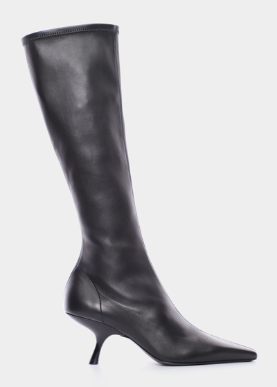 Shop The Row Lady Napa Tall Stiletto Boots In Black