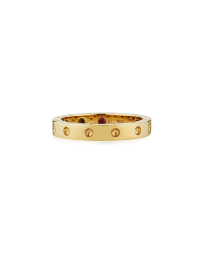 Shop Roberto Coin 18k Gold Pois Mois Band Ring In Yellow Gold