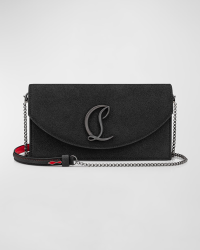 Christian Louboutin, Loubi54 small glitter clutch