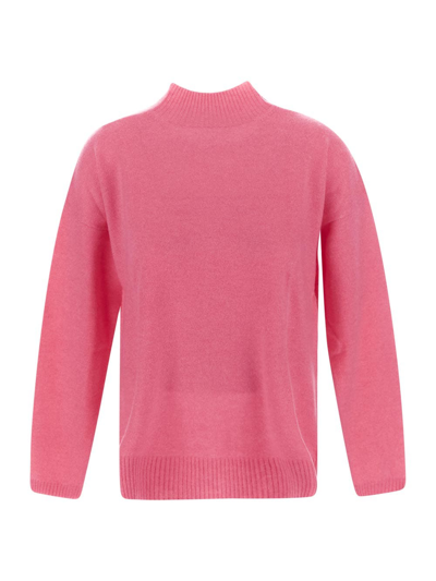 Shop Malebolge Viii Knit Mockneck Sweater In Pink