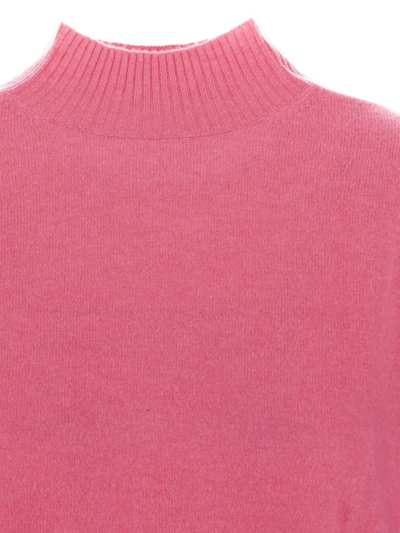 Shop Malebolge Viii Knit Mockneck Sweater In Pink