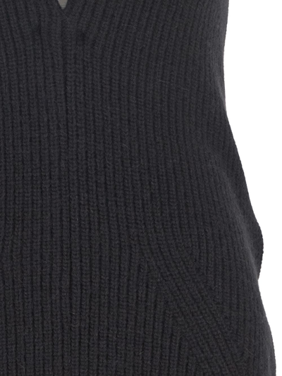 Shop Laneus Knit Dress In Black
