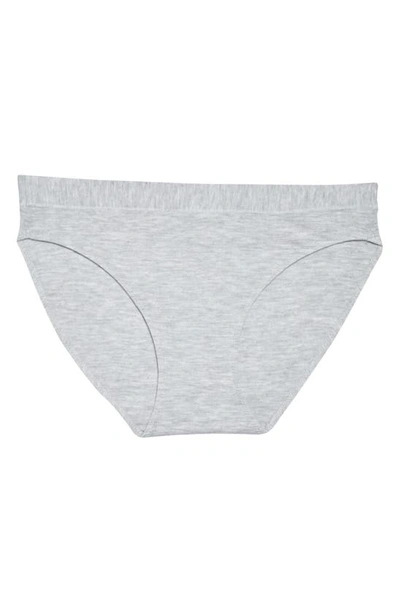 Meundies Feelfree Bikini In Heather Grey