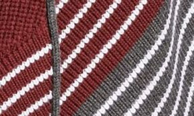 Shop Stella Mccartney Stripe Wool Long Sweater Coat In Multicolor
